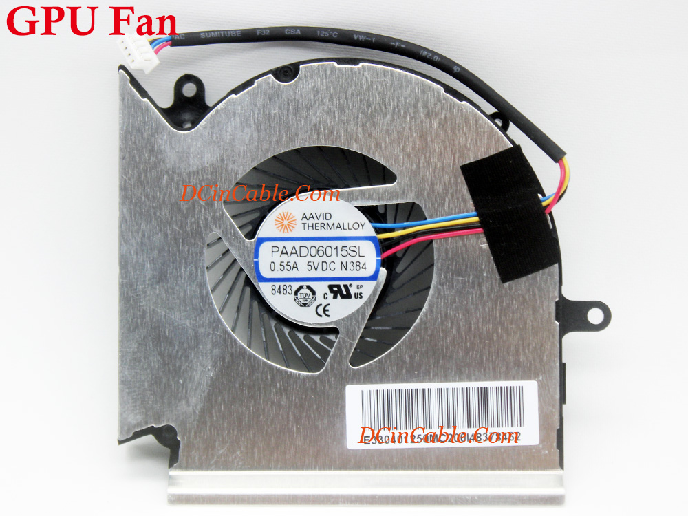 (image for) MSI GV63 8SE Laptop Fan CPU GPU Cooling Left Right Cooler Inside System Assembly - Free Shipping